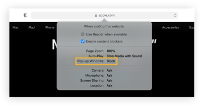 How to Allow or Disable Pop-Ups in Safari for Mac & iOS | AVG